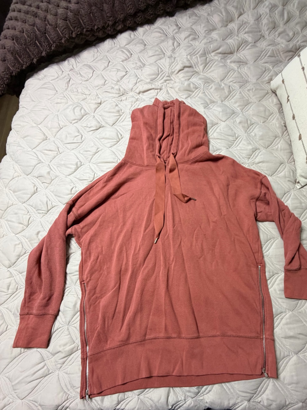 aerie Brick Red Hoodie Pullover